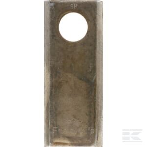 Žoliapjovės peilis LH/RH 98x40x3mm anga Ø19mm Tinka Galfre/Kidd 25 pack 98DKR