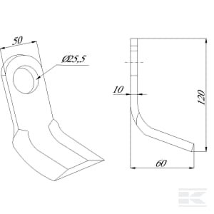 Howard alkūninis plaktukas 60x120 CK2890