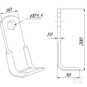 Žolės šluostė 60x200mm Nobili CK3710