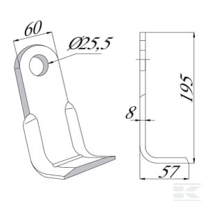 Sicma žolė 60x195mm CK5420