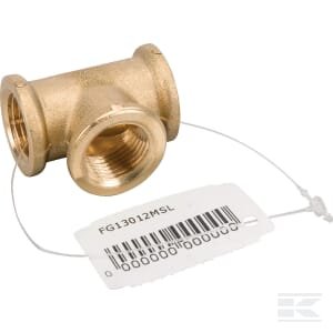 Žalvarinė T dalis 3xF 1/2" FG13012MSL