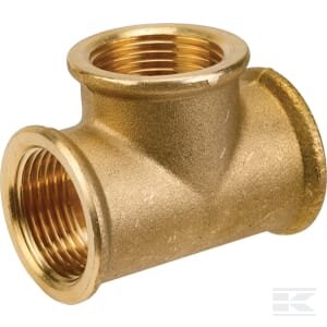 Žalvarinė T dalis 3xF 1" FG1301MS