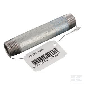 Vamzdžio antgalis cinkuotas 1/2″x100 mm FG2312100L