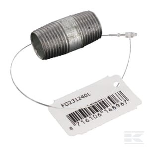 Vamzdžio antgalis cinkuotas 1/2″x40 mm FG231240L