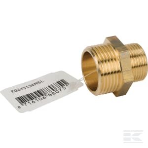 Žalvarinis antgalis 2xM 1" x 3/4" FG245134MSL