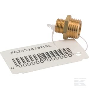 Žalvarinis antgalis 2xM 1/4" x 1/8" FG2451418MSL