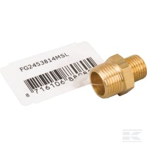 Žalvarinis antgalis 2xM 3/8" x 1/4" FG2453814MSL