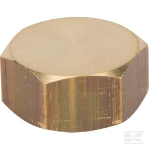 Šešiakampis žalvarinis dangtelis F 3/4" FG30034MSL