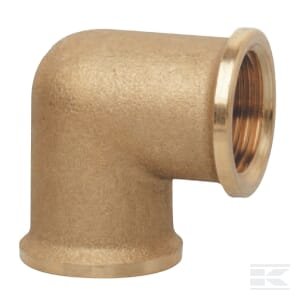 Žalvarinė alkūnė 2xF 2" FG902MS