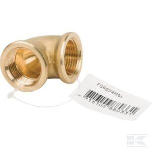 Žalvarinė alkūnė 2xF 3/4" FG9034MSL