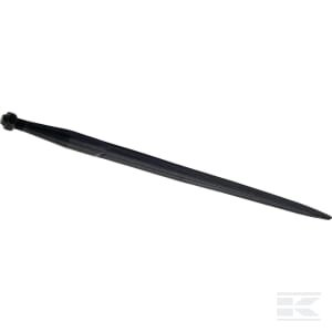 Krautuvo noragas, tiesus, dviguba T sekcija 36x810 mm, smailus antgalis su M22x1,5 mm veržle, raudonas, SHW FT1S