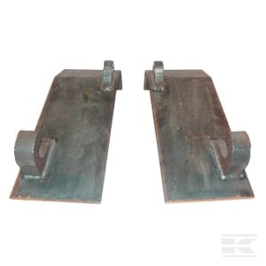 Kabliukas ant plokštelės rinkinys L+R H'Duty FT2005