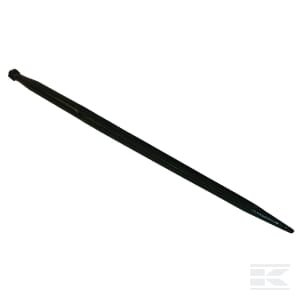 Krautuvo noragas, tiesus, dviguba T sekcija 36x900 mm, smailus antgalis su M22x1,5 mm veržle, juodas, Battista Porteri FT2103