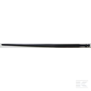 Krautuvo noragas, tiesus, žvaigždutė 35x1100mm, smailus antgalis su M22x1.5mm veržle, mėlynas, FST FT410451