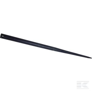 Krautuvo noragas, tiesus, žvaigždutė 45x1250mm, smailus antgalis su Ø17 kaiščiu, juodas, FST FT4501