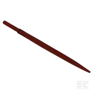 Krautuvo noragas, tiesus, žvaigždės sekcija 35x760 mm, smailus antgalis su Ø11 kaiščiu, raudonas, SHW FT53