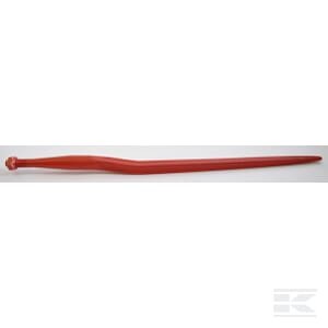 Siloso noragas, alkūninis: 38 mm žvaigždės sekcija 36x810 mm, smailus antgalis su M22x1,5 mm veržle, raudonas, SHW FT71