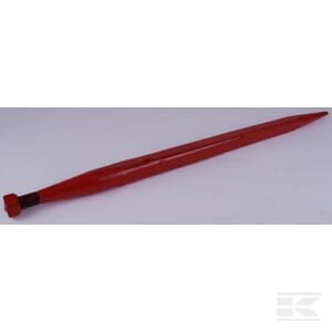 Krautuvo dantis, tiesus, kvadratinio profilio 36x680mm, smailus galas, su M20x1,5 veržle, raudonas, Kverneland KK221193