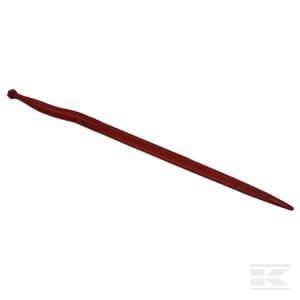 Siloso noragas, alkūninis: 38 mm žvaigždės sekcija 36x1000 mm, smailus antgalis su M22x1,5 mm veržle, raudonas, SHW KT16