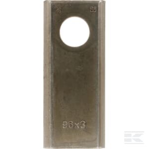 Žoliapjovės peilis LH/RH 96x40x3mm anga Ø19mm Tinka Taarup 25 pack KT4186400001