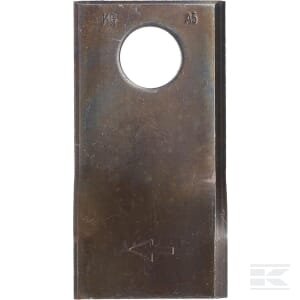 Vejapjovės peilis RH 93x47x3mm anga Ø19mm Tinka Taarup/PZ 25 pak. KT4189300001