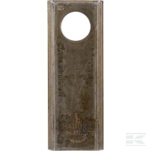 Vejapjovės peilis LH/RH 110x40x3mm anga Ø20,50mm Tinka Taarup KT58372000