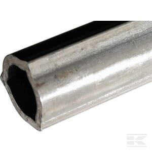 Trikampis profilio vamzdis T10, Ø in: 19.5, Ø out: 26.5x3.5mm, L: 2.8m, Comer 191110100