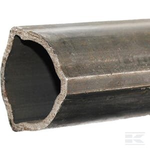 Trikampis profilio vamzdis T10, Ø in: 27.3, Ø out: 32.5x2.6mm, L: 2.8m, Comer 191110200