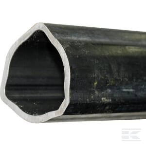 Trikampis profilio vamzdis T30/T40, Ø in: 36.7, Ø out: 43.5x3.4mm, L: 2.8m, Comer 191130200