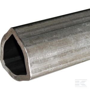 Trikampis profilio vamzdis T40, Ø in: 27, Ø out: 36x4.5mm, L: 2.8m, Comer 191140100