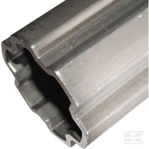 Išorinis žvaigždinis profilio vamzdis V50/V60, Ø in: 50.6, Ø out: 57.6x3.5mm, L: 2.8m, Comer 191160800