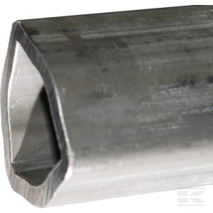 Trikampis profilio vamzdis T70, Ø in: 34, Ø out: 45x5.5mm, L: 2.8m, Comer 191170100