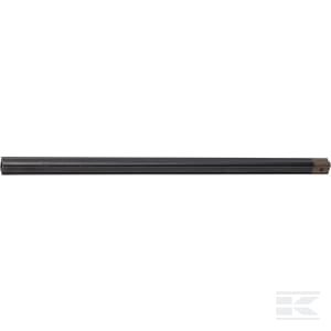 Padengtas vidinis profilio vamzdis SFT S8, Ø in: 41.2, Ø out: 51.7x5.3mm, L: 1m, su plačiu kampu, Bondioli & Pavesi 2454D1000