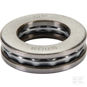 Ašinės apkrovos rutulinis guolis 51105GP