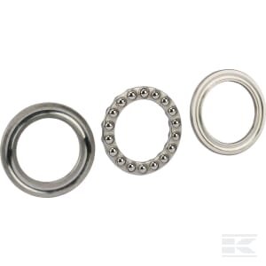 Ašinės apkrovos rutulinis guolis 51107GP