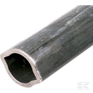 Grūdintas profilio vamzdis, citrinos profilis 1bH, Ø in: 40, Ø out: 49x39.5x4.5mm, L: 1.4m, Walterscheid 75251861400