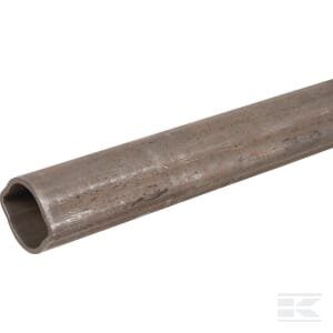 Grūdintas profilio vamzdis, citrinos profilis 2aH, Ø in: 49.5, Ø out: 57.5x48x4mm, L: 1m, Walterscheid 7535651000