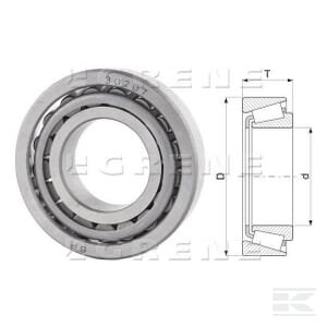 Kūginis ritininis guolis 35x72x18.2mm FŁT 778030207