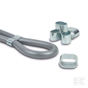 Virvės užspaudimo spaustukas Ø12 mm, cinkuotas PL10890