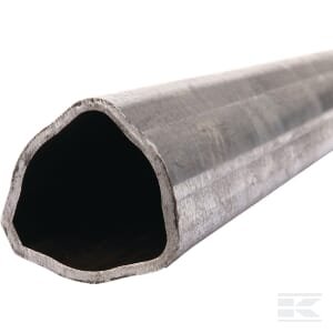 Išorinis trikampis profilio vamzdis PTO 70, Ø in: 55, Ø out: 63x4mm, L: 1m, gopart PTO970OPT1000GP