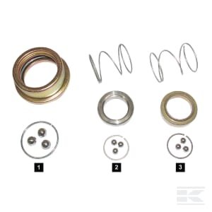 Agraset metalinis slankiojantis žiedas AG118