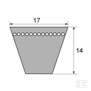 Trapecinis diržas VLM1335