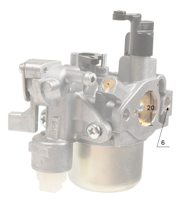 Karbiuratorius Robin EX17; EP17; EP16 – ORIGINALI DALIS - Image 4