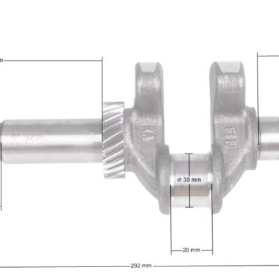 Alkūninis velenas Zongshen XP200A 6,5 AG varikliui, 22,2 mm, 70 mm