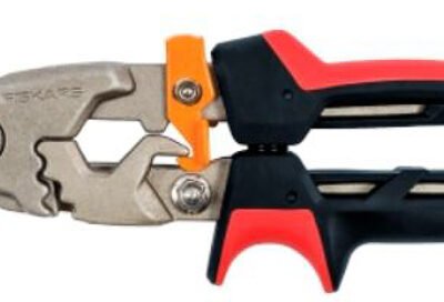 Skardos žirklės – Fiskars PowerGear™, pjūvis į kairę