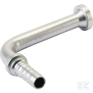 Įvorė DN20–flanšas Ø41.3 mm 90° 12GS12FLH90150