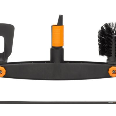 Latakų šepetys su teleskopiniu kotu