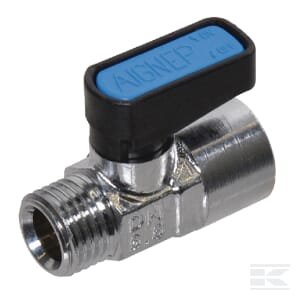 Rutulinis kranas mini 1/4" in/out Kramp 249098