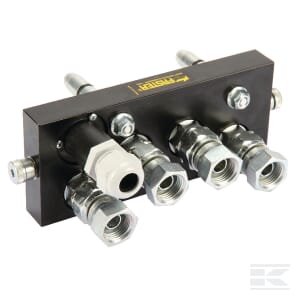 Multifaster DN10 – 4 x 1/2" BSP + 1 x elektros judamos dalies kištukas 2PS06A4CMC