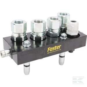 Multifaster DN12 – 4 x 1/2" BSPP + 1 x elektros judamos dalies kištukas 2PS081412GMC